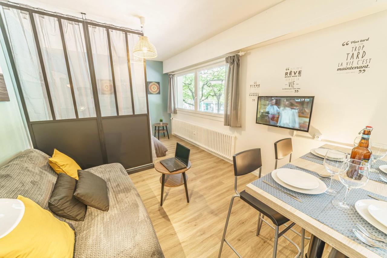Cosy Studio 108 - Chambery Centre - Stationnement - Gare Eksteriør bilde