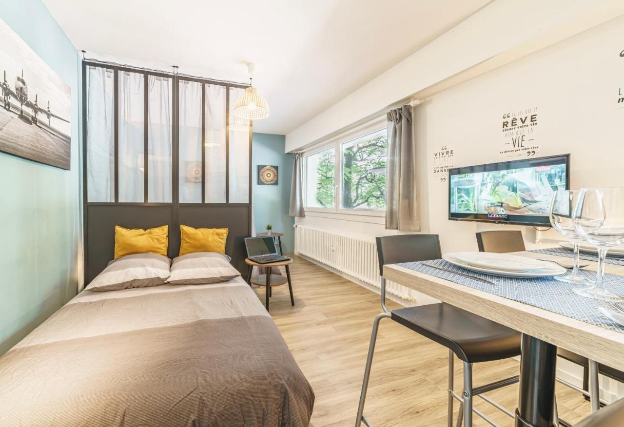 Cosy Studio 108 - Chambery Centre - Stationnement - Gare Eksteriør bilde